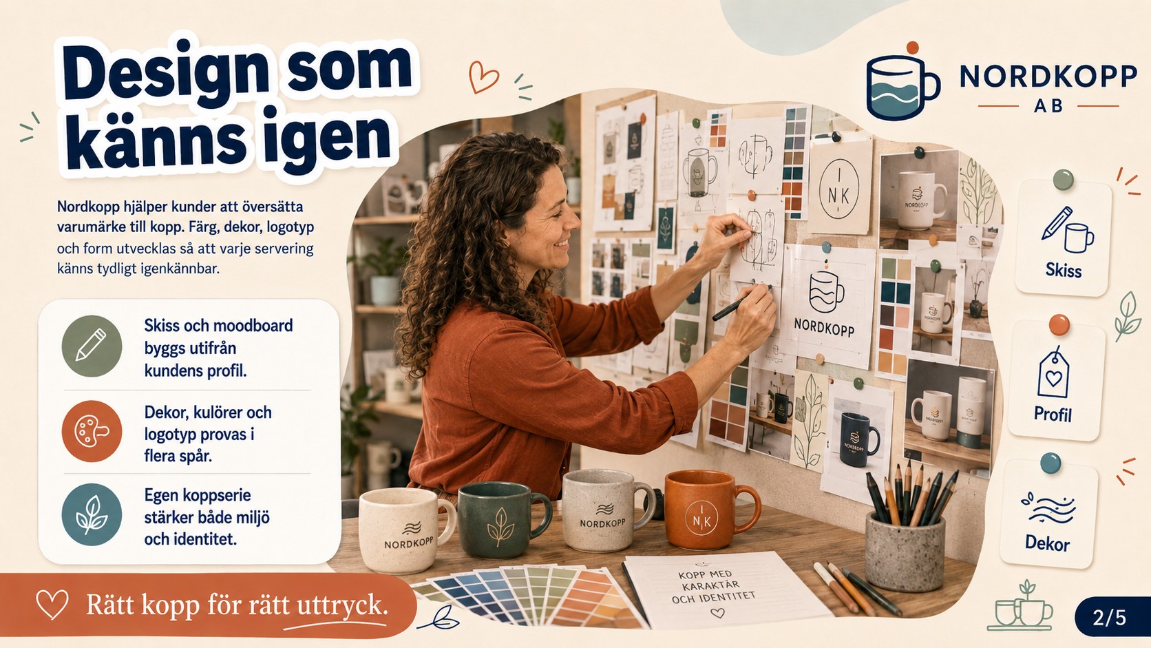 Slide 2: Design som känns igen