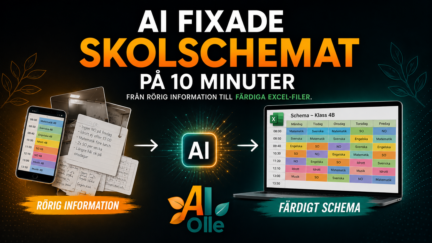 När AI löser schemat – och förändringsarbetet börjar på riktigt