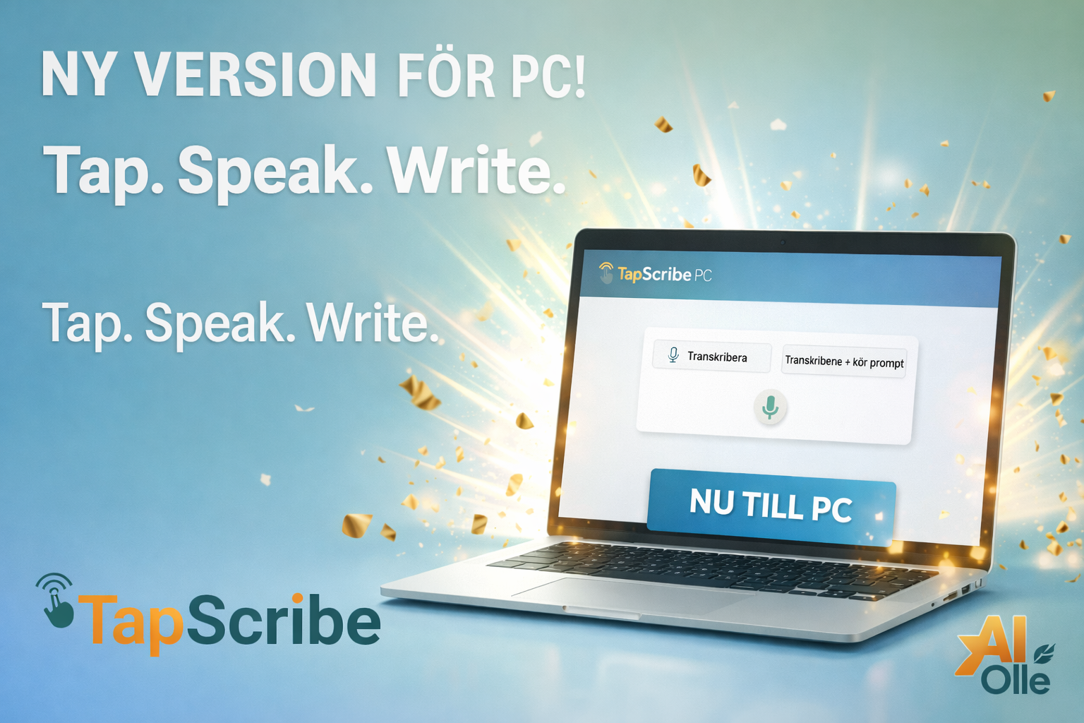 Så byggde jag TapScribe för PC – från Android-bubbla till offline röstassistent